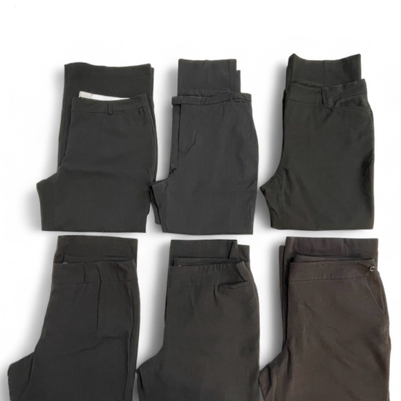 dressbarn Pants - 6pc Collection Dressbarn Black Boot Cut Wide Leg Pants Bundle